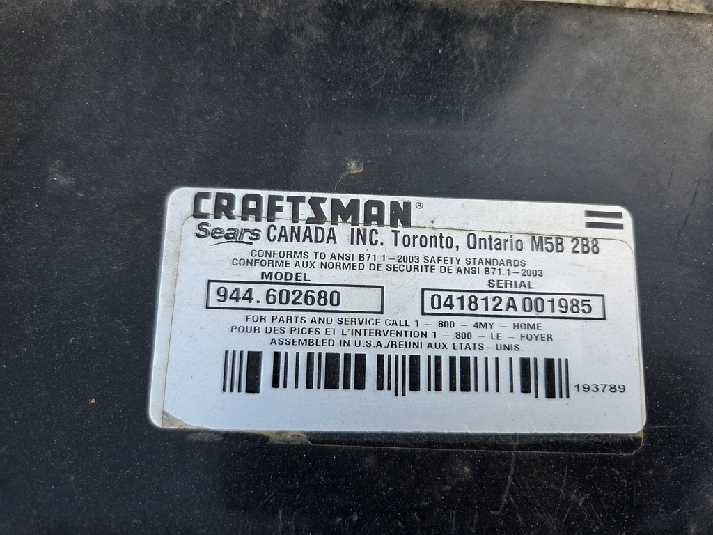 Lawn Tractor YT4500 CRAFTSMAN