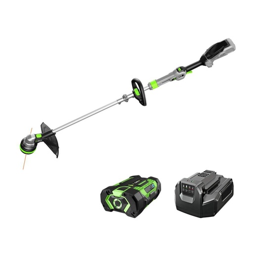 [ST1511T] String Trimmer 15" Powerload with telescopic Aluminum foldable shaft, Kit (G3 2.5Ah battery, 210W charger) EGO